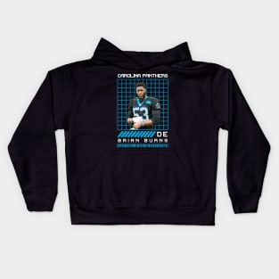 BRIAN BURNS - DE - CAROLINA PANTHERS Kids Hoodie